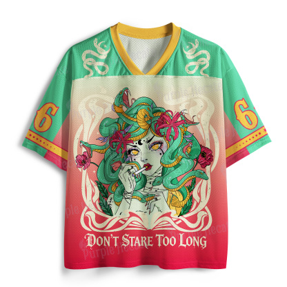 Purplehecate Don't Stare Too Long Mesh Jersey