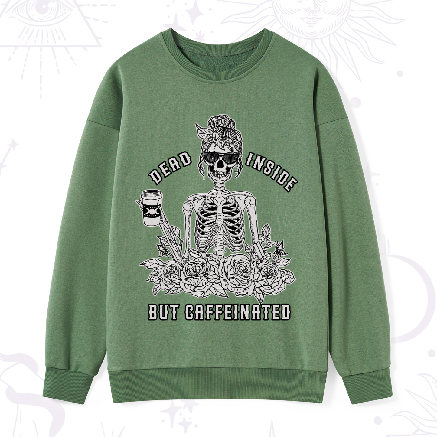 Purplehecate Everything Is Fine Sweatshirt