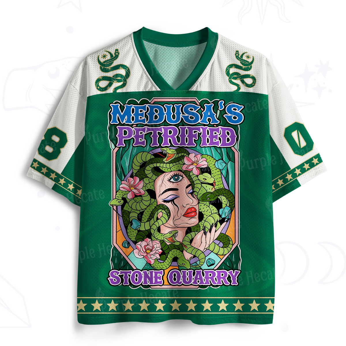 Purplehecate The Gorgon with Snake Hair Medusa Mesh Jersey