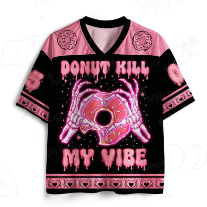 Purplehecate Donut Kill My Vibe Mesh Jersey