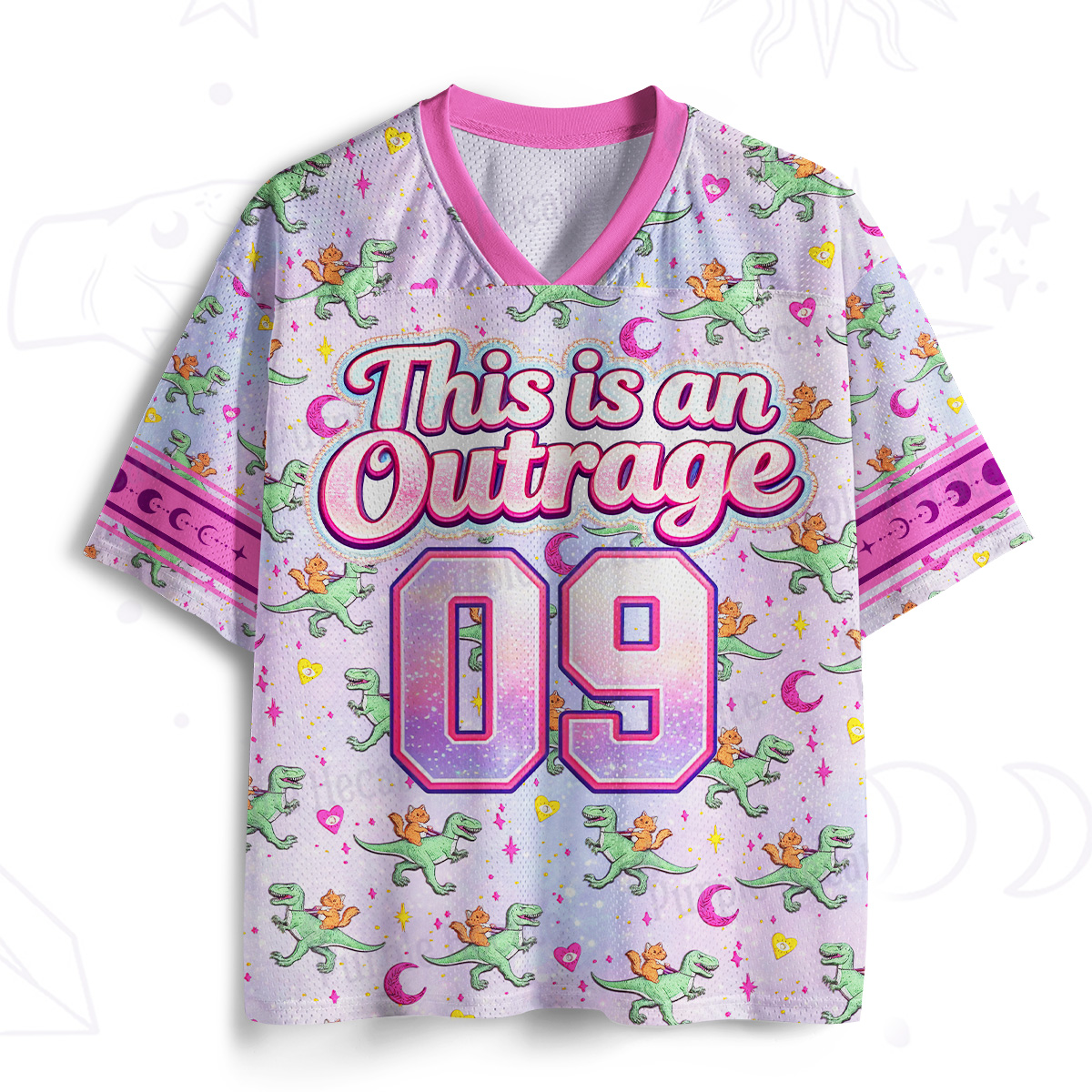 Purplehecate This is an Outrage Mesh Jersey