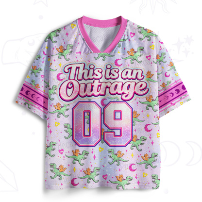 Purplehecate This is an Outrage Mesh Jersey