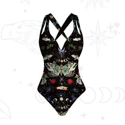 Purplehecate Moonlight Metamorphosis One-Piece Swimsuit