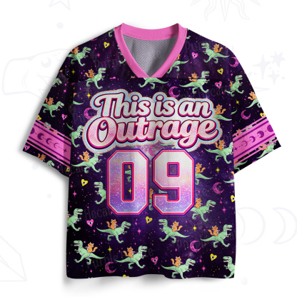 Purplehecate This is an Outrage Mesh Jersey