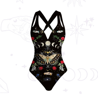 Purplehecate Moonlight Metamorphosis One-Piece Swimsuit