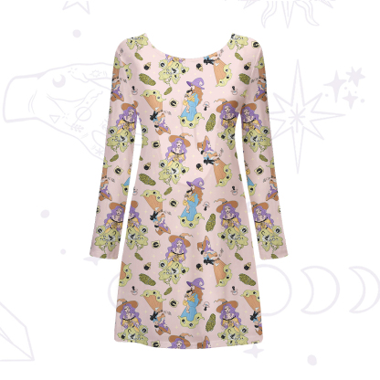 Purplehecate Mom Group Shenanigans Beachwear Cover-Up Dress