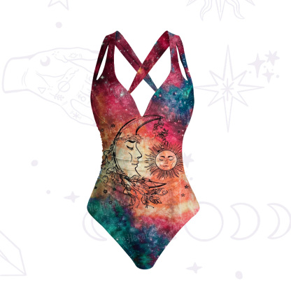 Purplehecate Sun Moon Dreams One-Piece Swimsuit