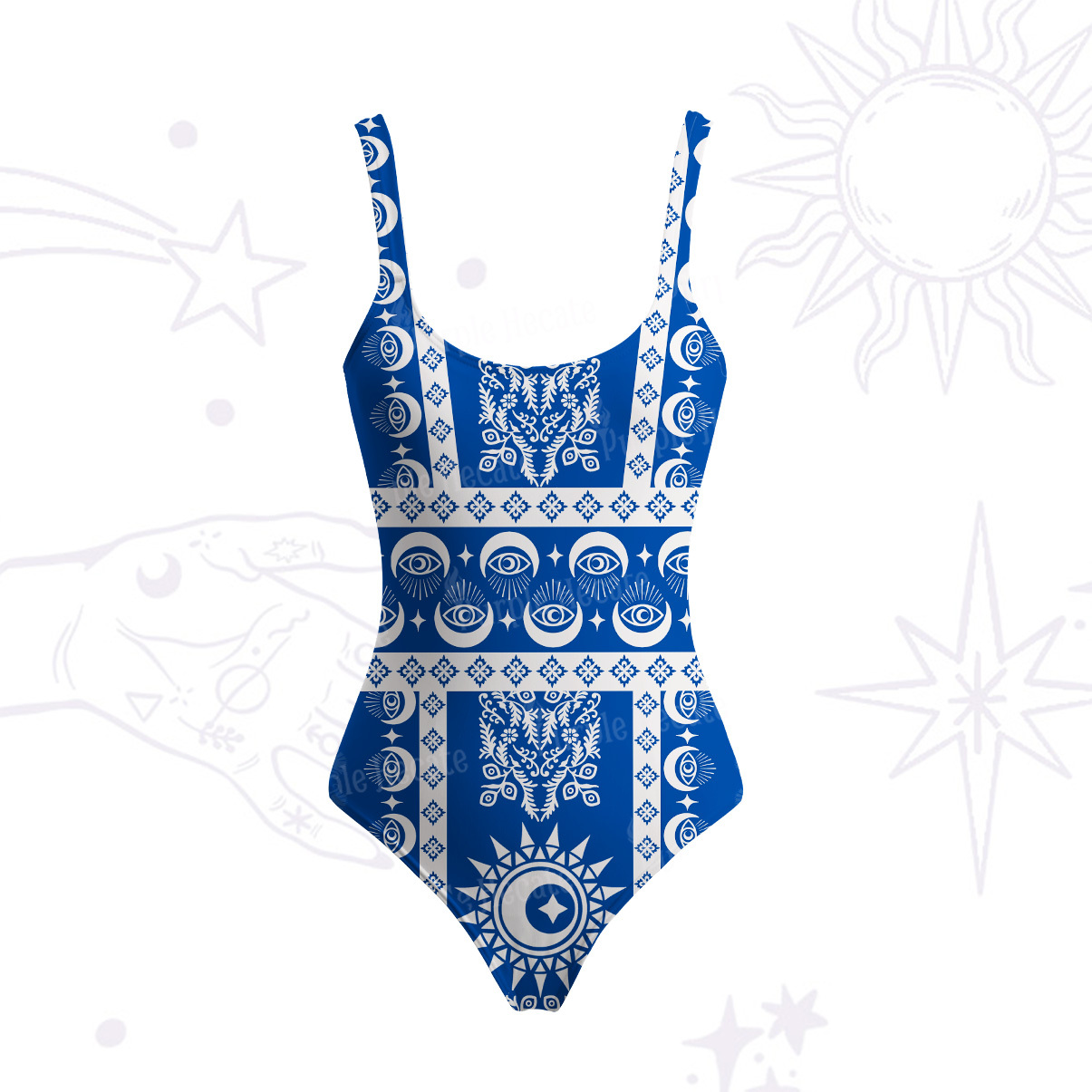 Purplehecate Visionary Sun Tank One Piece Swimsuit