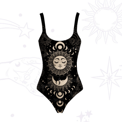 [Copy]Purplehecate Starry Night Lunar Moth Tank One Piece Swimsuit