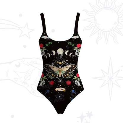 Purplehecate Moonlight Metamorphosis Tank One Piece Swimsuit