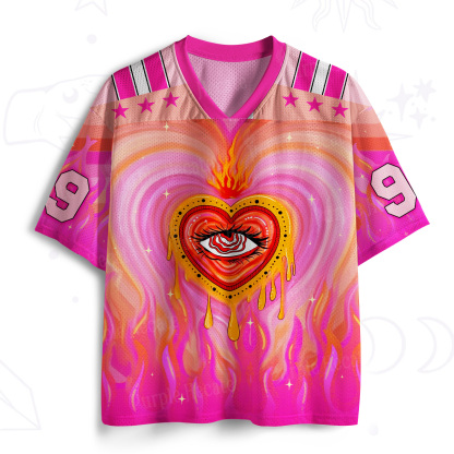 Purplehecate Burning Heart Vision Mesh Jersey