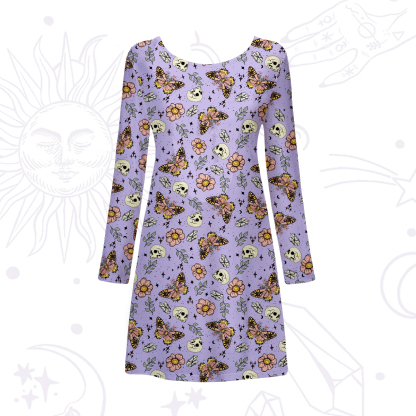 Purplehecate The Endings Won't End You Beachwear Cover-Up Dress