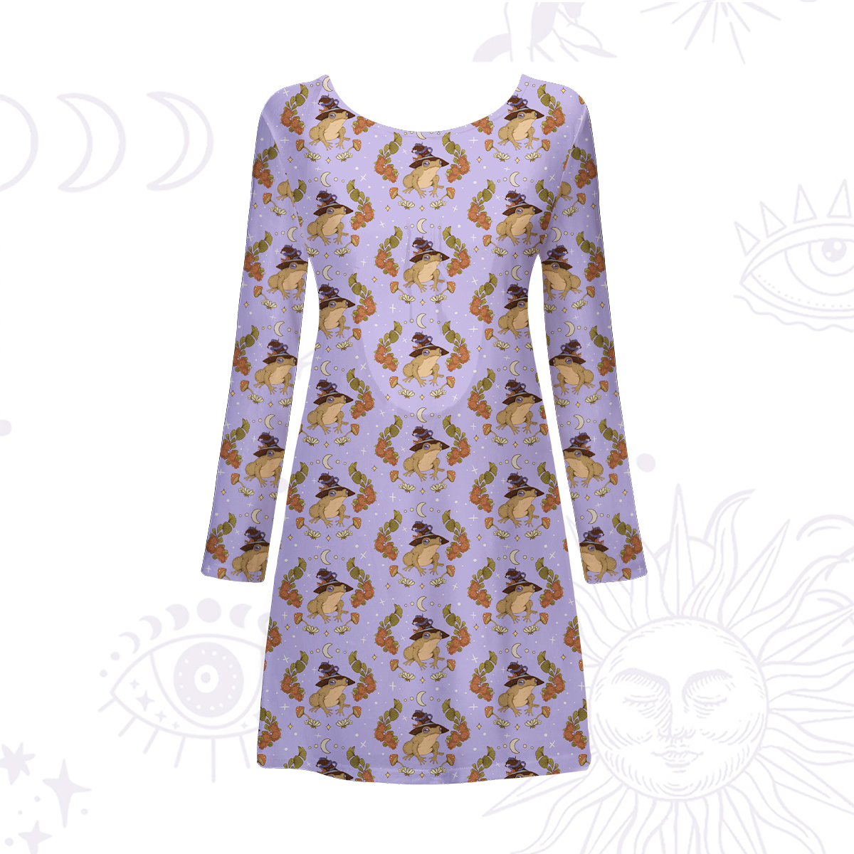 Purplehecate The Frog Beachwear Cover-Up Dress