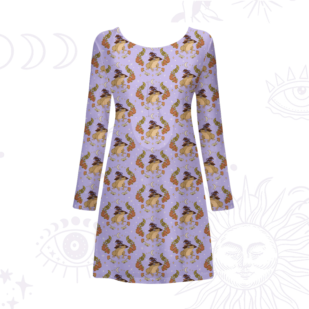 Purplehecate The Frog Beachwear Cover-Up Dress