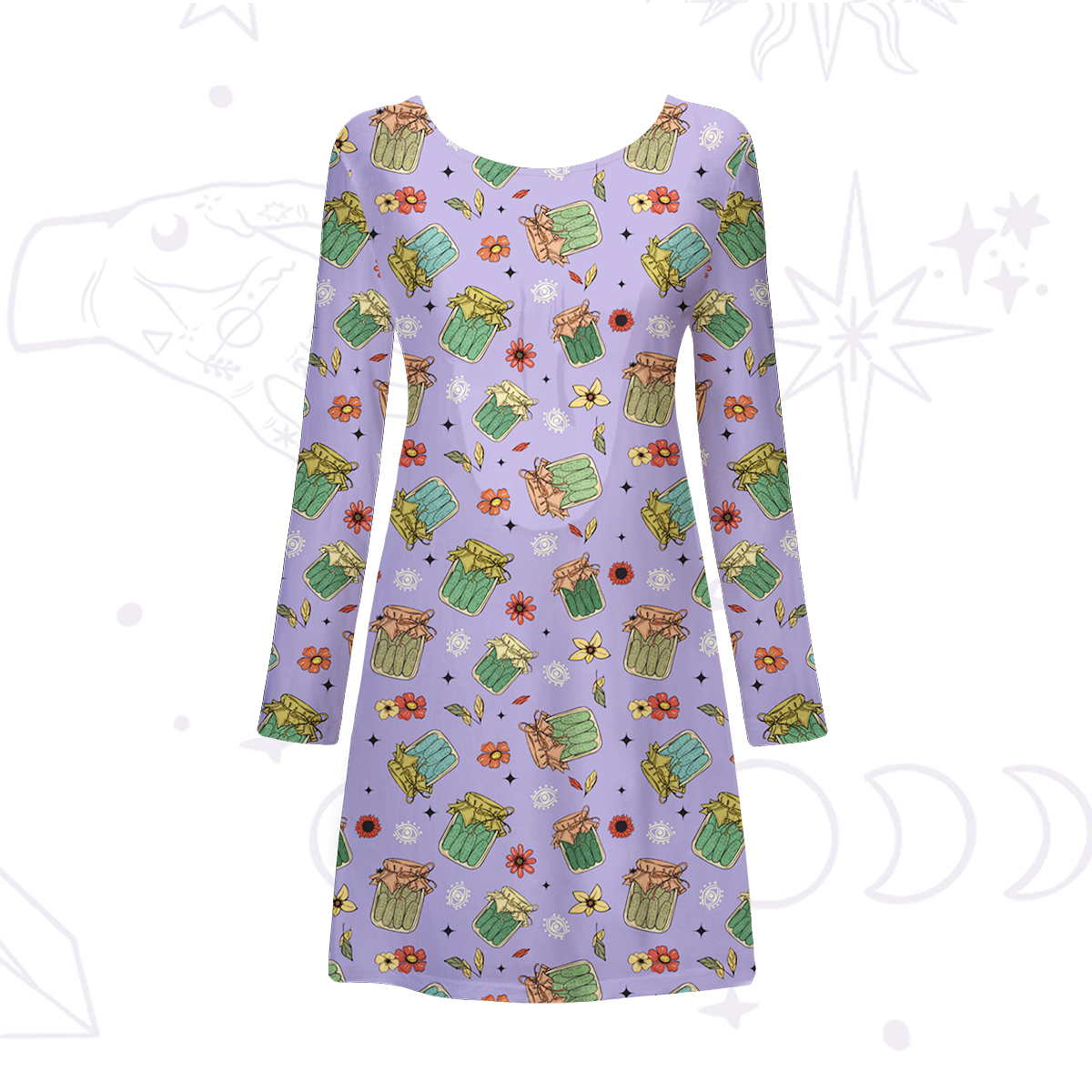 Purplehecate The Pickles Beachwear Cover-Up Dress