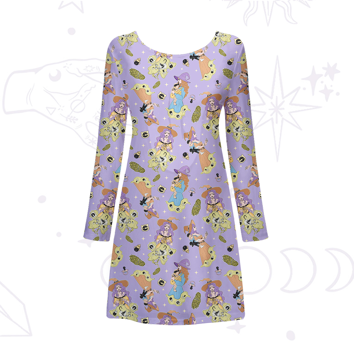 Purplehecate Mom Group Shenanigans Beachwear Cover-Up Dress