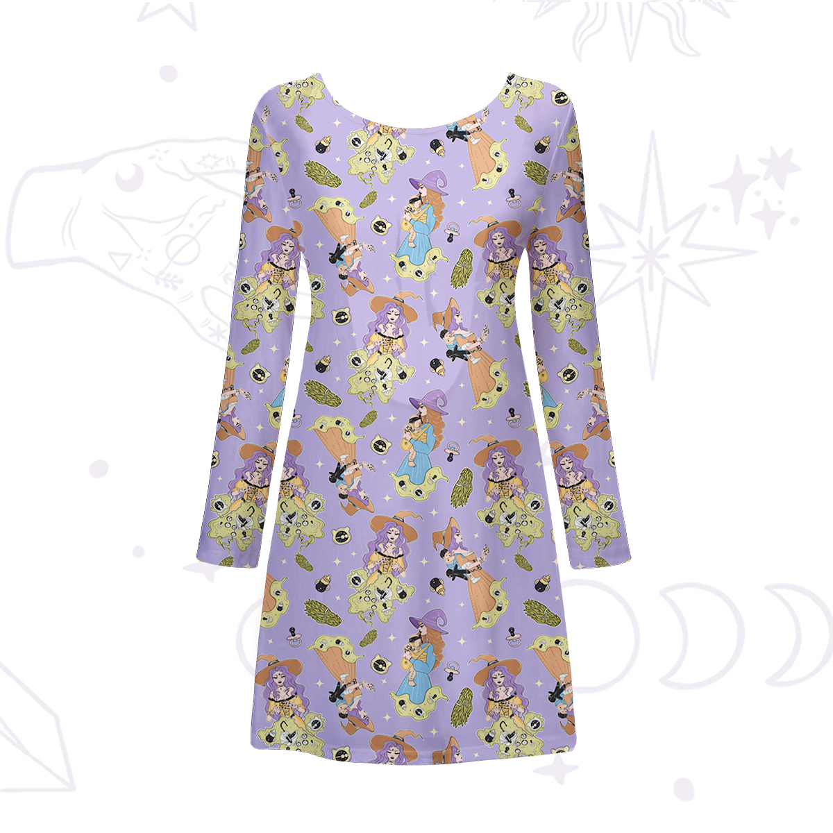 Purplehecate Mom Group Shenanigans Beachwear Cover-Up Dress