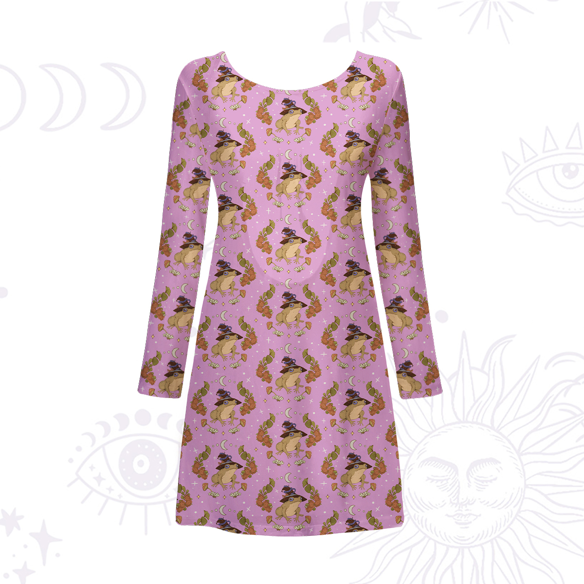 Purplehecate The Frog Beachwear Cover-Up Dress