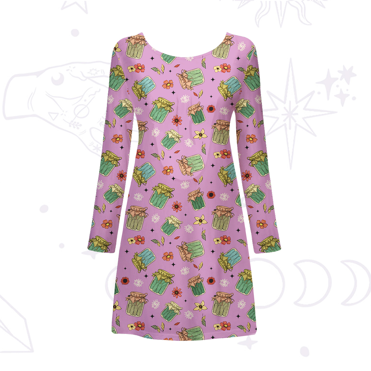 Purplehecate The Pickles Beachwear Cover-Up Dress