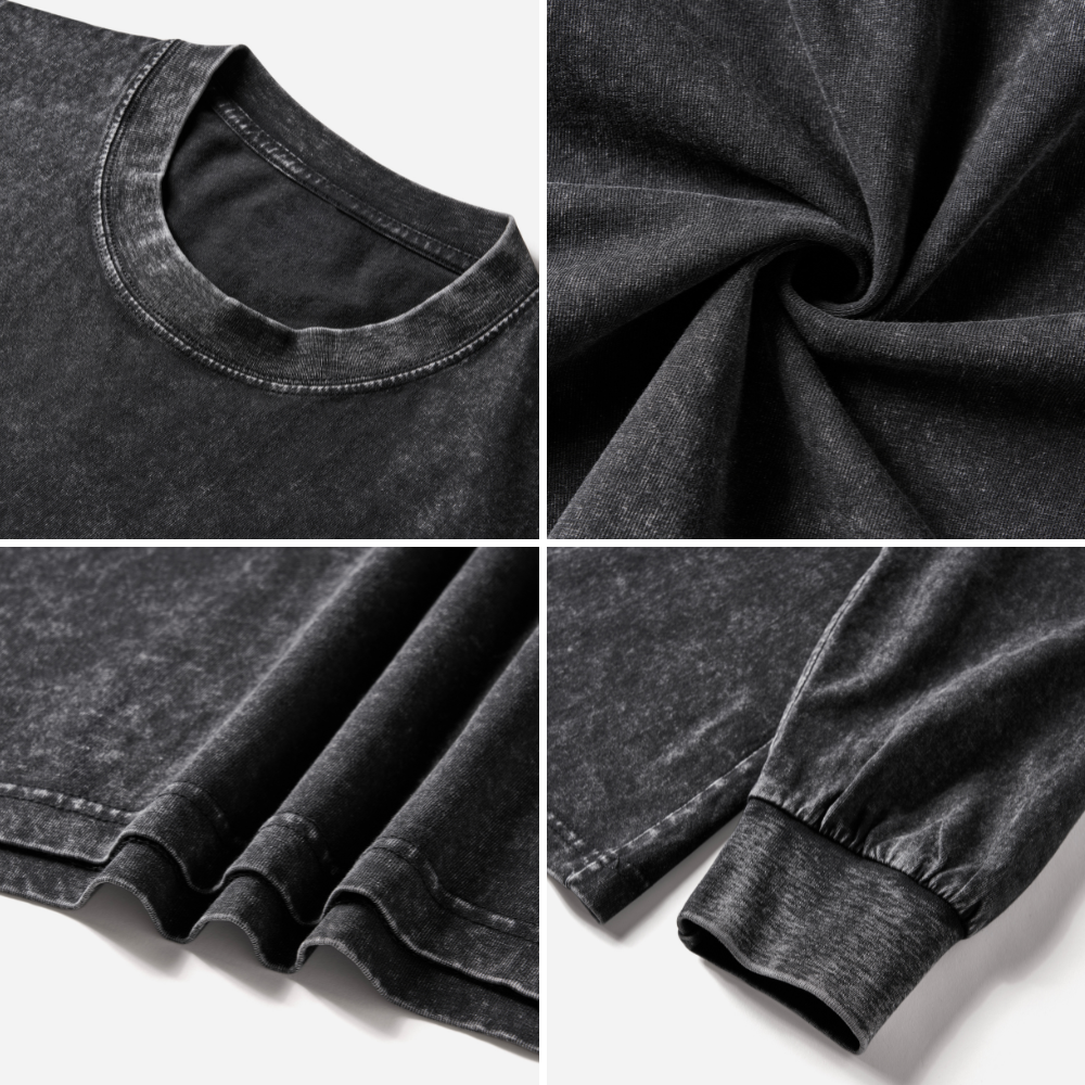 Purplehecate The Yarn Hoarder Tarot Washed Long Sleeve Shirt