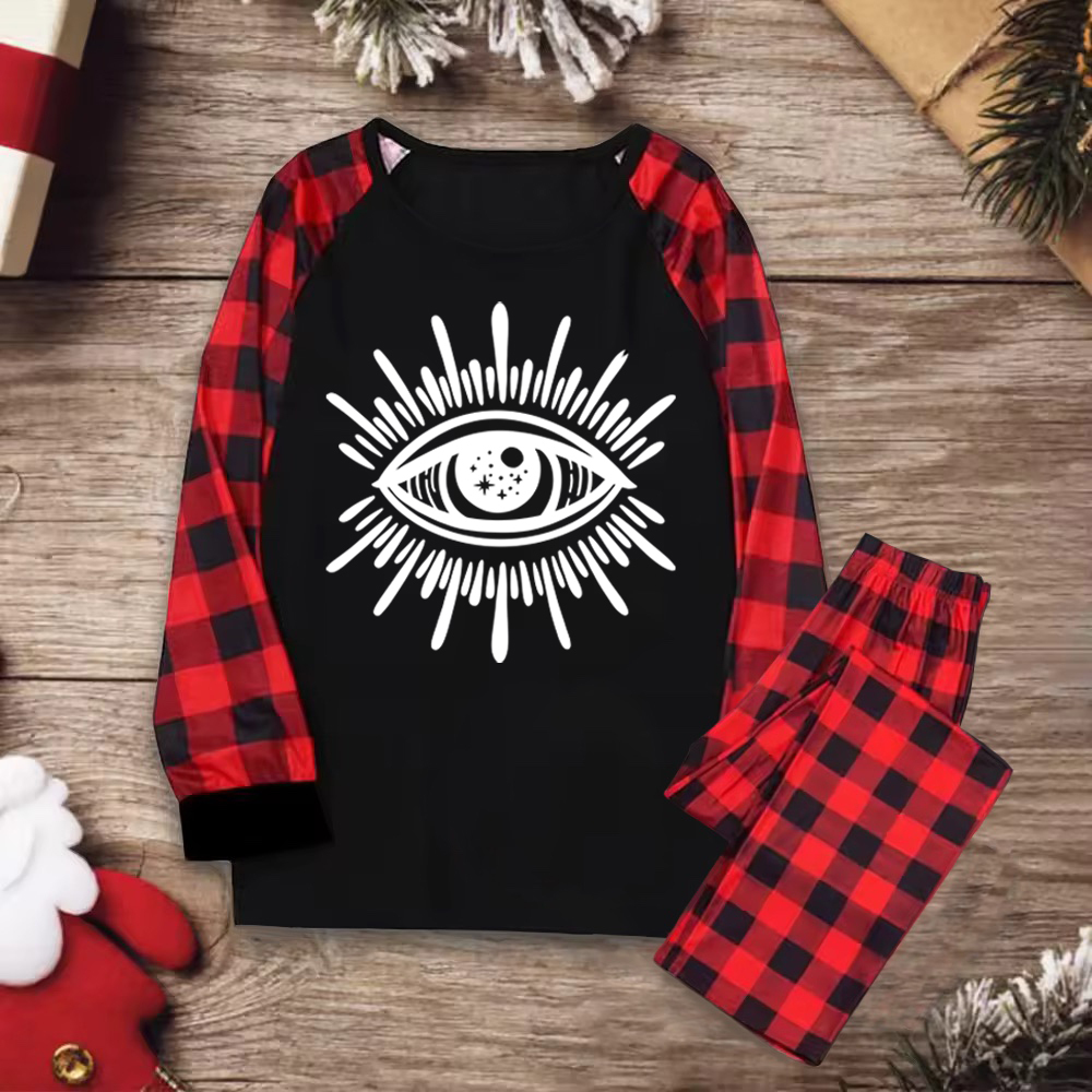 Purplehecate Evil Eye Christmas Pajamas