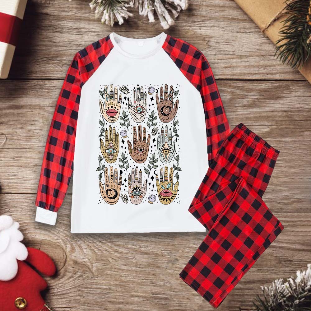 Purplehecate Helping Hands Christmas Pajamas