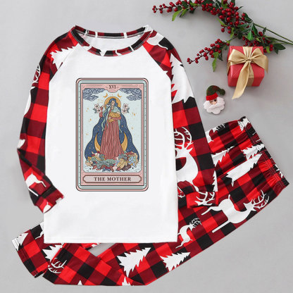 Purplehecate The Mother Tarot Elk Christmas Pajamas