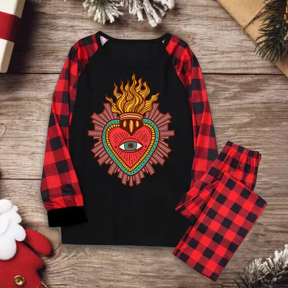 Purplehecate Sacred Heart Christmas Pajamas