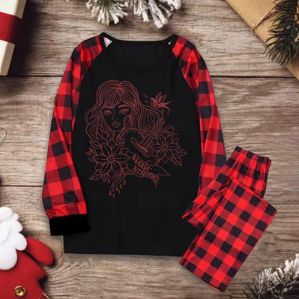 Purplehecate Mama Strong Christmas Pajamas