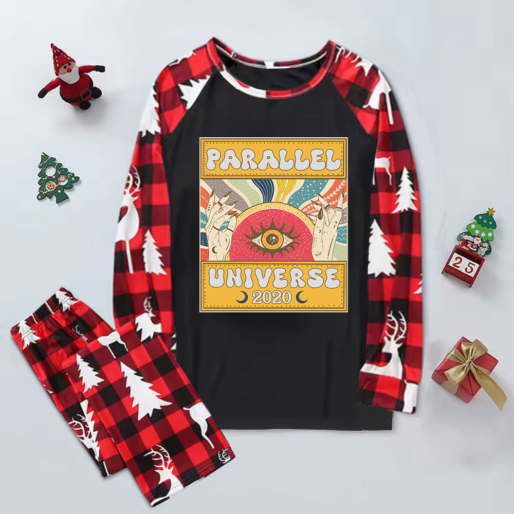 Purplehecate Parallel Universe Elk Christmas Pajamas