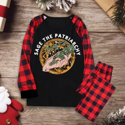 Purplehecate Sage The Patriarchy Christmas Pajamas