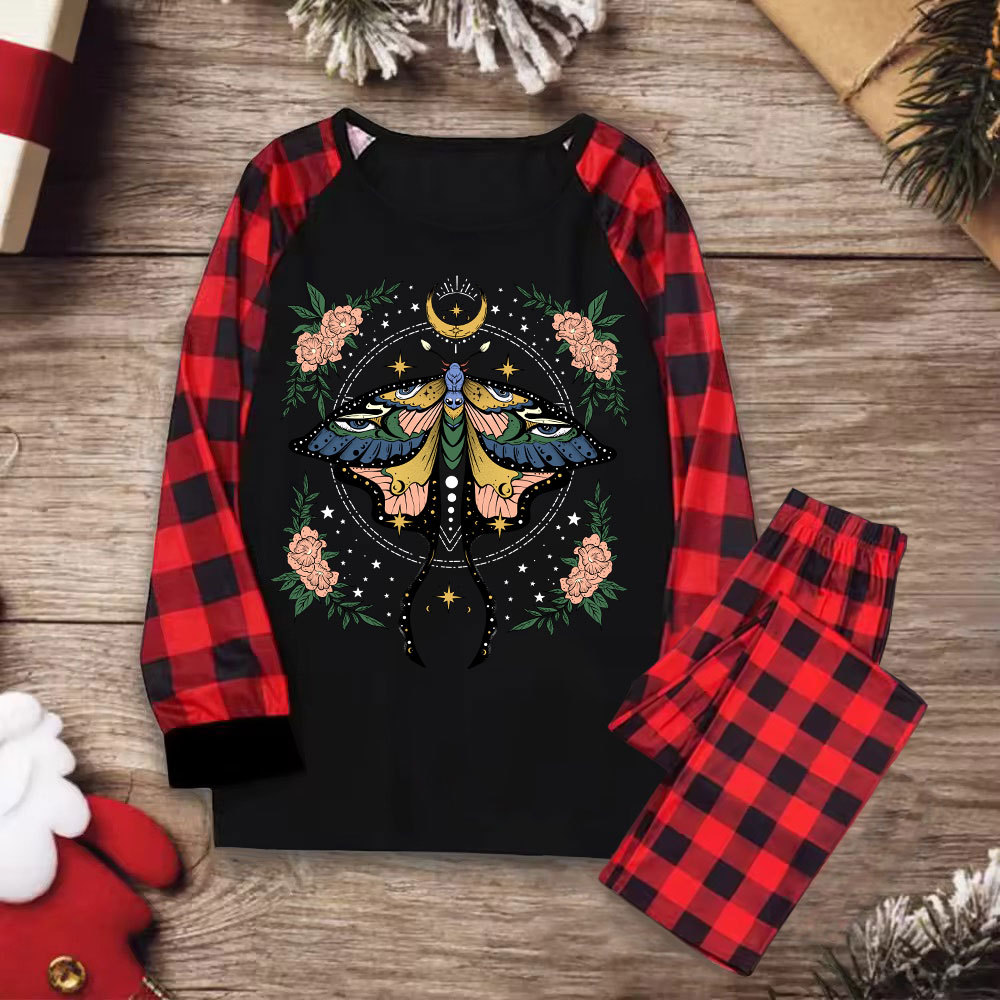 Purplehecate Mystical Moth Christmas Pajamas