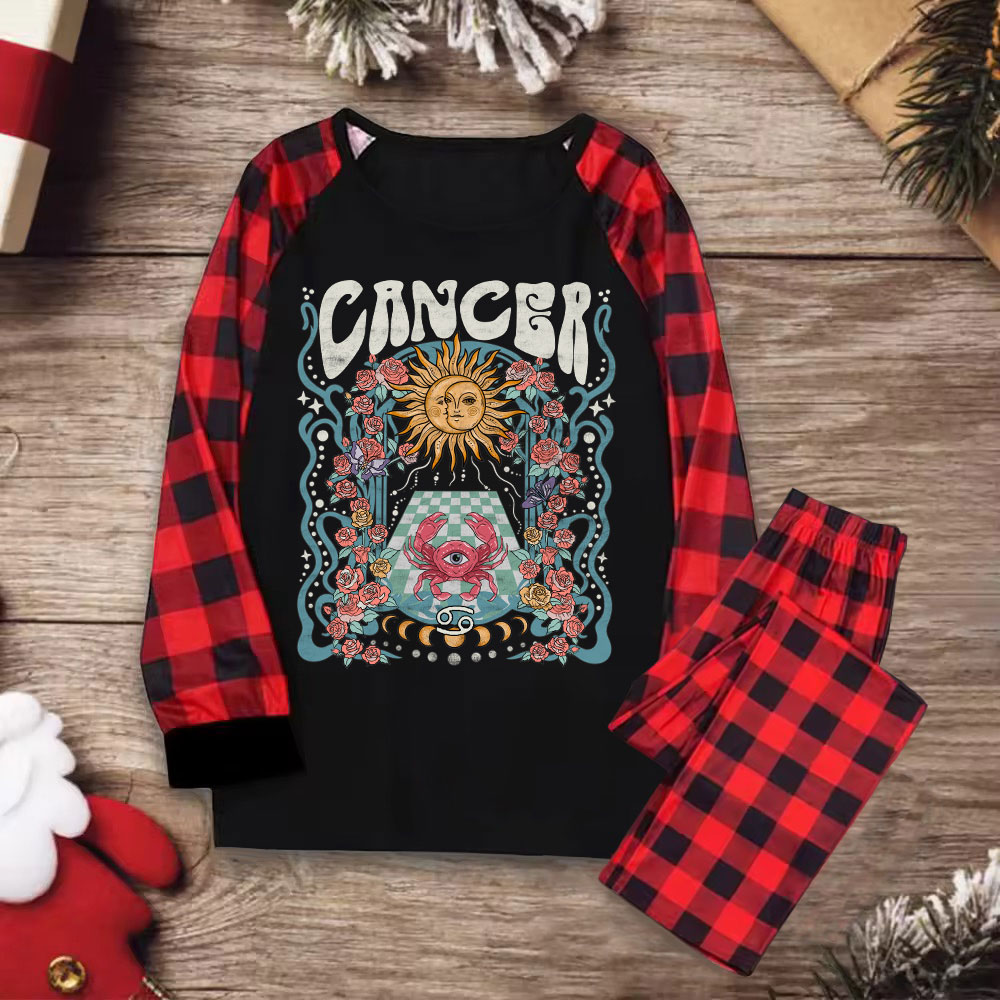 Purplehecate Cancer Spirit Zodiac Christmas Pajamas