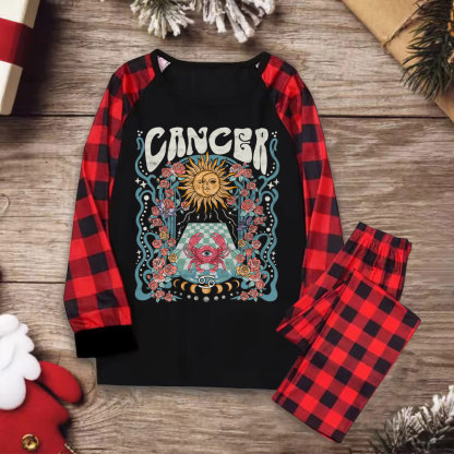 Purplehecate Cancer Spirit Zodiac Christmas Pajamas
