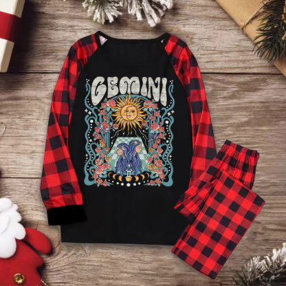 Purplehecate Gemini Spirit Zodiac Christmas Pajamas