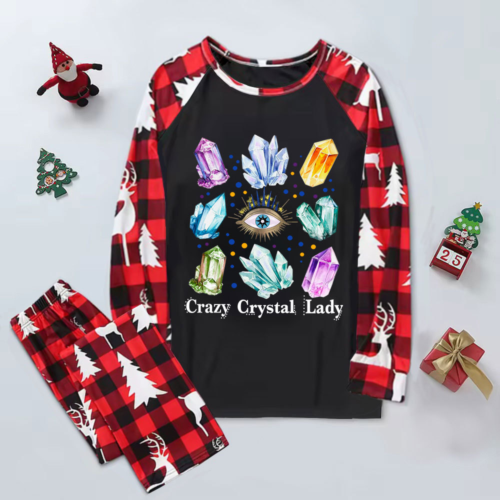Purplehecate Crysral Lady Elk Christmas Pajamas