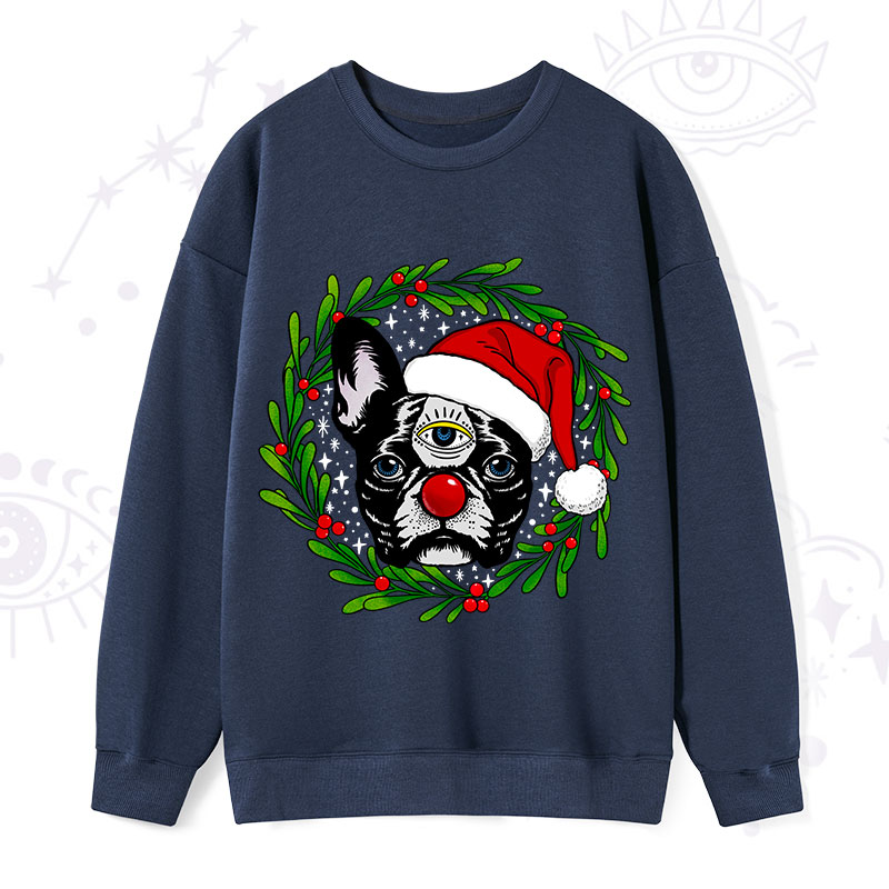 Purplehecate Christmas Celestial Canine Sweatshirt