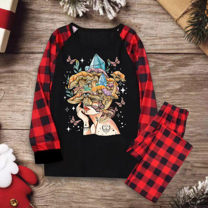 Purplehecate Crystal Goddess Christmas Pajamas