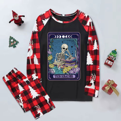Purplehecate The Reader Tarot Card Elk Christmas Pajamas