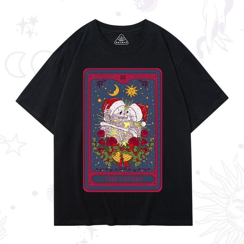 Purplehecate Christmas The Lovers Tarot T-Shirt
