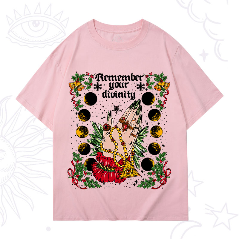 Purplehecate Christmas Remember Your Divinity T-Shirt
