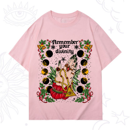 Purplehecate Christmas Remember Your Divinity T-Shirt