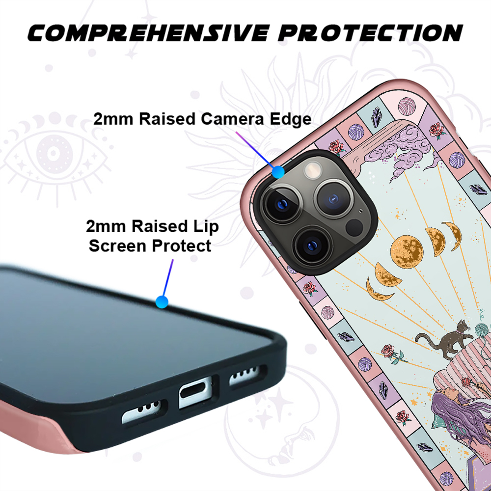 Purplehecate The Cat Mom Tarot Phone Case