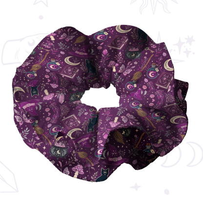 [Copy]Purplehecate Witchcraft Spellbook Double Layer Scrunchie