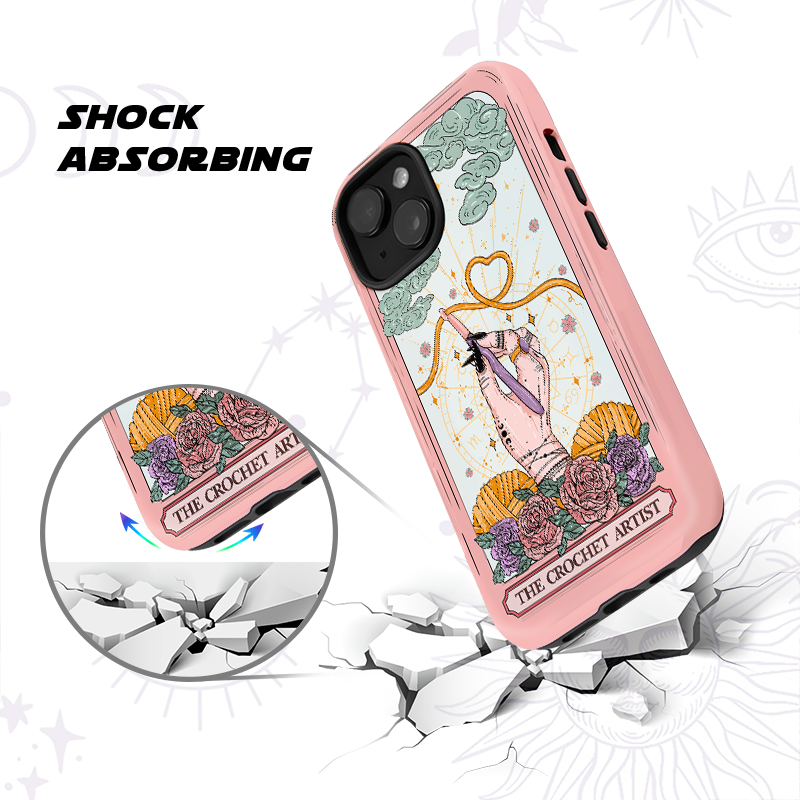 Purplehecate The Crochet Artist Tarot Card Phone Case