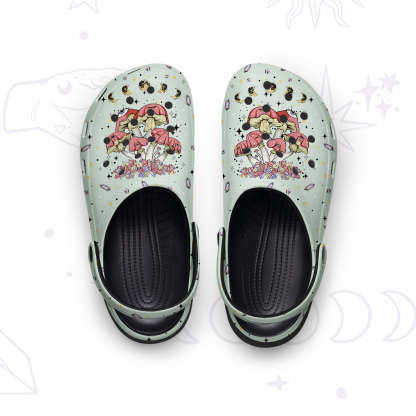 Purplehecate Magic Mushroom Rubber Clogs