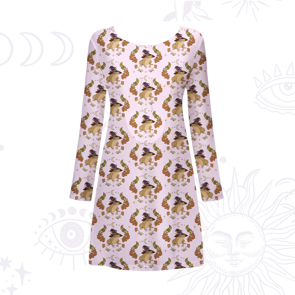 Purplehecate The Frog Beachwear Cover-Up Dress