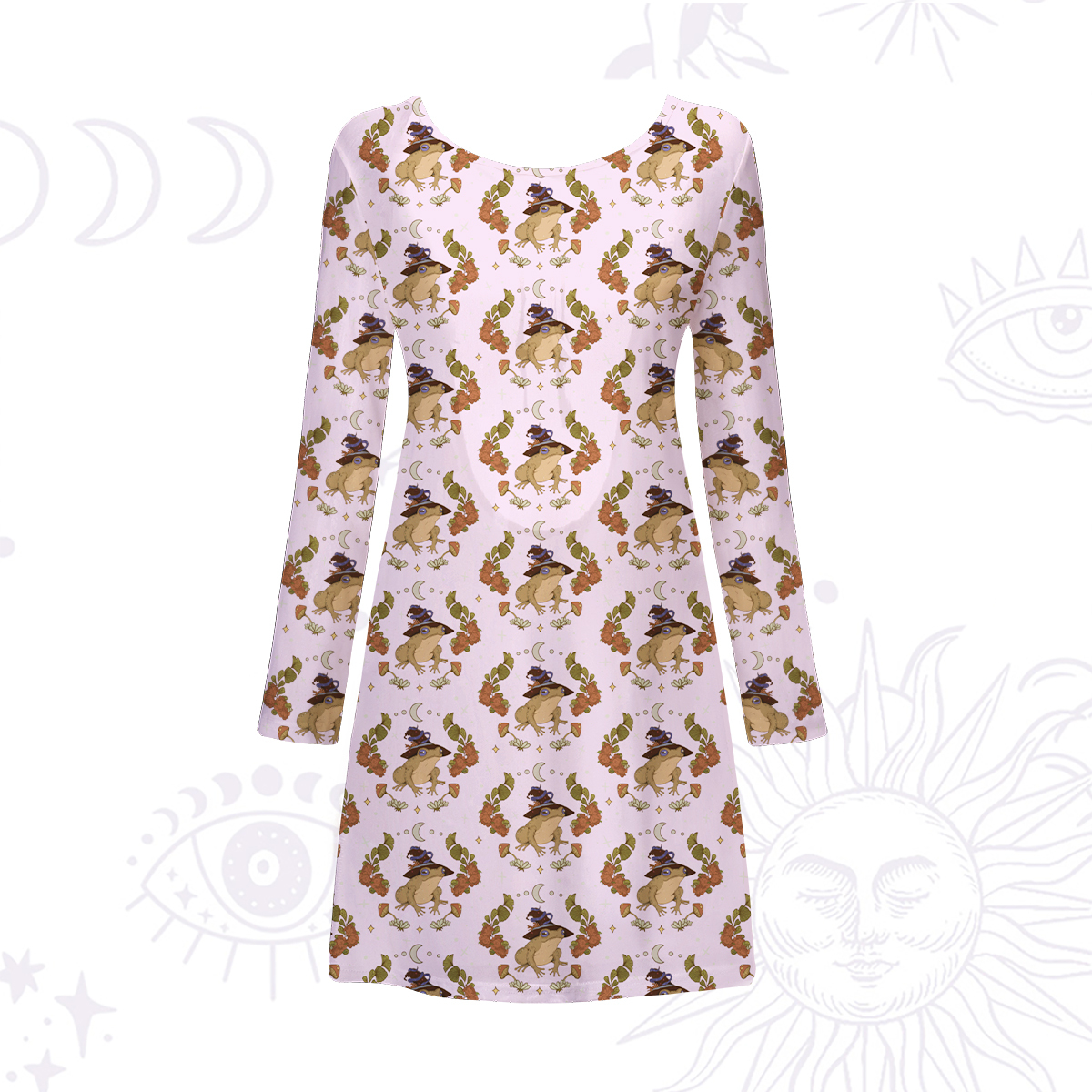 Purplehecate The Frog Beachwear Cover-Up Dress