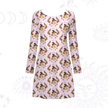 Purplehecate The Frog Beachwear Cover-Up Dress