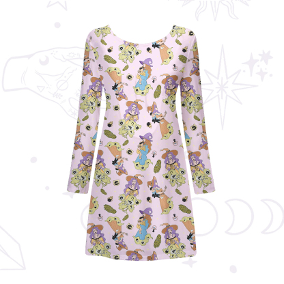 Purplehecate Mom Group Shenanigans Beachwear Cover-Up Dress